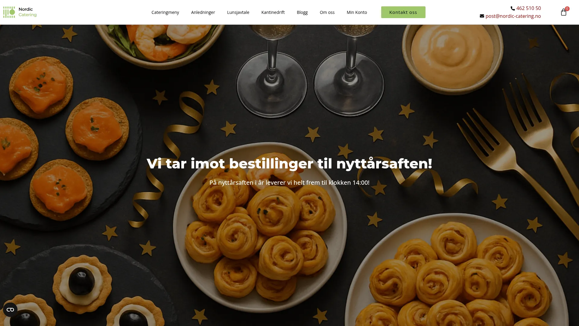 Zrzut ekranu Nordic Catering