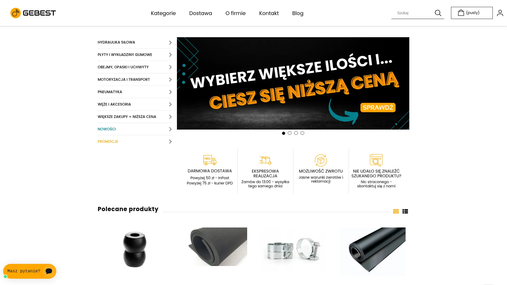Zrzut ekranu GEBEST Grzegorz Olejniczak