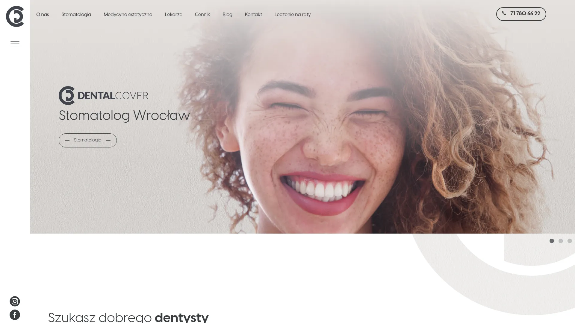 Zrzut ekranu DENTALCOVER BOREK, SZCZEPAŃSKA, JESION, MÓL LEKARZE DENTYŚCI SPÓŁKA PARTNERSKA